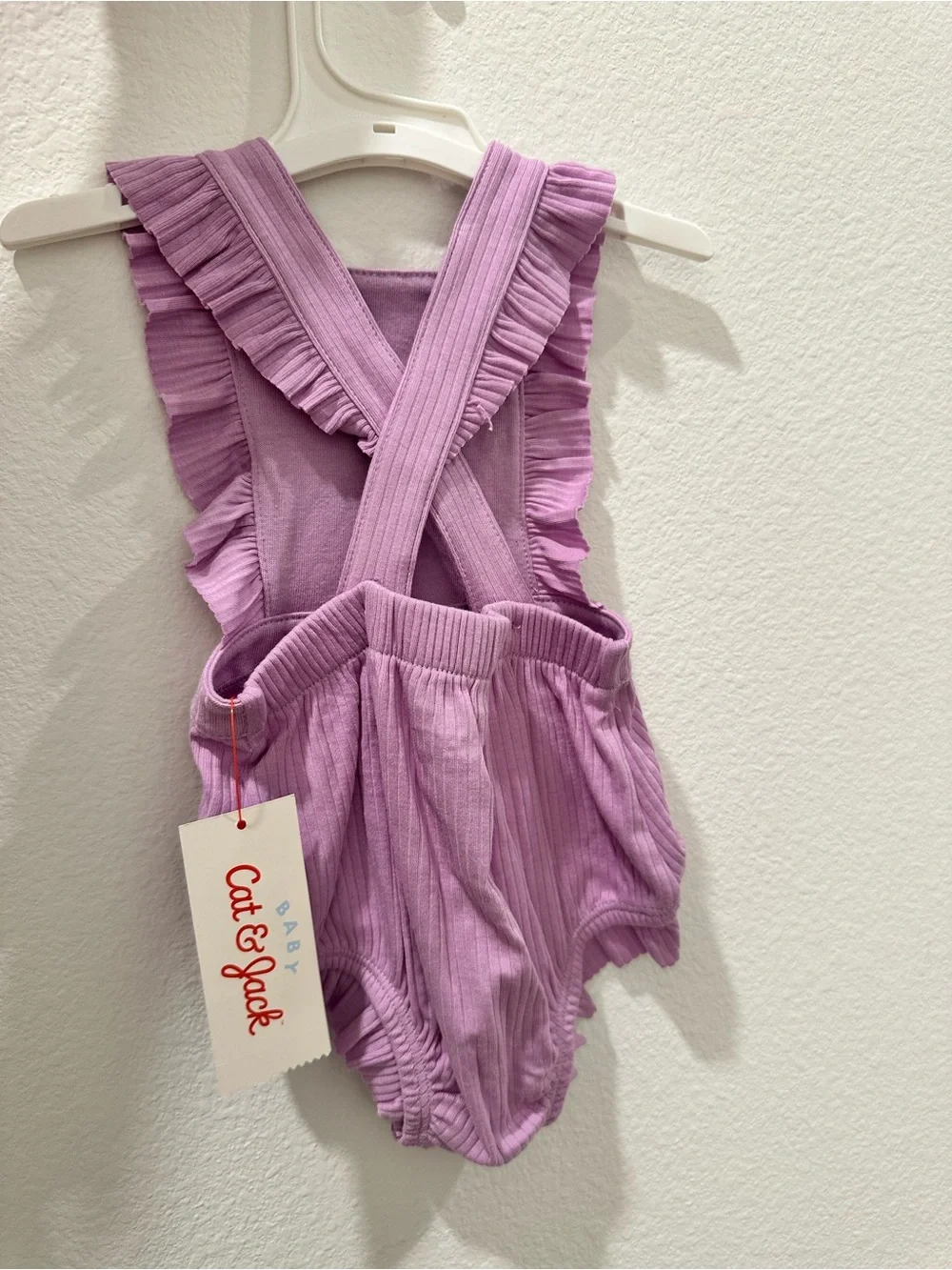 Baby Girl 0-3 M Ruffled One-Piece Romper
